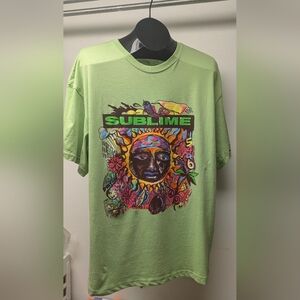 Sublime Graphic T-Shirt Dress - Green (Oversized Tee Fit too!)  Small/Medium